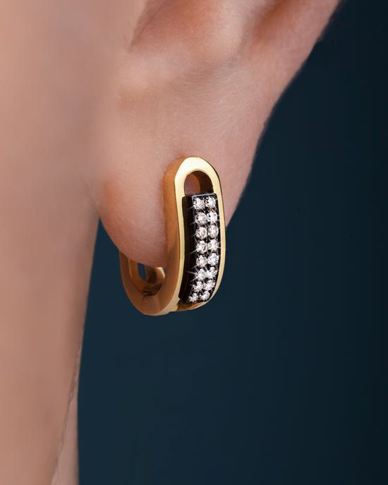 Brown Diamond Earrings